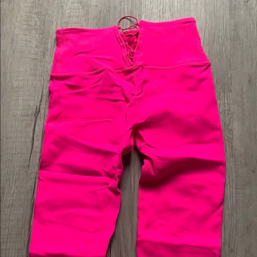 Hot pink leggings